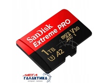  1.0TB SanDisk Extreme Pro A2 class 10 V30 R200MB/s, W140MB/s + adapter (SDSQXCD-1T00-GN6MA)
